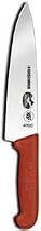 Victorinox / Forschner 8" Chef's Knife Fibrox Red Handle No. 40421