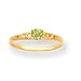 14k 3mm Peridot Birthstone Childrens Ring - Size 3