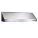 Broan Elite Rangemaster Series 643004 30" Under Cabinet Range Hood with Multiple Blower Options, Infinite Speed Control, Heat Sentry and Dual Infrared Food Warming Lamps (Blowers & Lamps Sold Separately): Stainless Steel