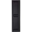 Richwood Black 15x51 Raised Panel Shutter Pair