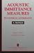Book Acoustic Immittance Measures in Clinical Audiology: A Primer