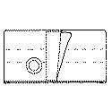 Nu-Form 8" Supp Belt, Right, Std (2 3/8") X-Large