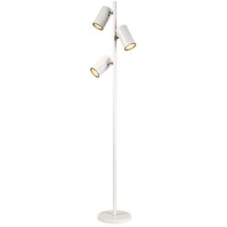 White Three-Light Tree Floor Lamp