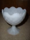 Vintage Napco Milk Glass Pedestal Candy Dish
