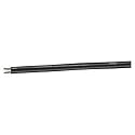 Scosche FS14-250 Frosted 14 Gauge 250-Feet Roll Flux Speaker Wire (Black)