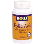 Folic Acid with Vitamin B-12 (800mcg)