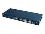 ZyXEL Dimension ES-1124 - Switch - 24 ports - EN, Fast EN - 10Base-T, 100Base-TX + 2x1000Base-T(uplink) - 1U - rack-mountable