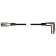 Hosa 5' 3 Pin XLR Straight Male to Right Angle XLR Female Balanced Audio Interconnect Cable.