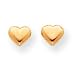 Sardelli - 14kt Gold Small Puffed Heart Earrings