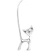 Swissco Ring Holder Cat Uptail - Silver Tone