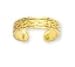 14k Greek Key Adjustable Toe Ring