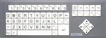 White Keys in QWERTY Order with USB