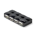 Belkin F5U701PukBLK USB 2.0 7 Port Mobile Hub - Black