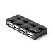 Belkin F5U701PukBLK USB 2.0 7 Port Mobile Hub - Black
