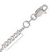 14k White Gold 24 Inch X 1.5 mm Gourmette Chain Necklace