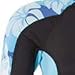 Tilos Women's 6oz Skin Suit (Blue Flower, Medium)