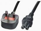 CE - UK plug to C5 3 pin Laptop power lead