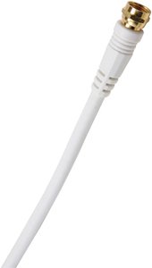 Lenovo AV93213 50-Feet Low-Loss Coaxial Cable (White)