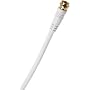 GE AV23213 50-Feet Low-Loss Coaxial Cable (White)
