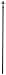 Black Fleur de Lis Estate Flag Pole