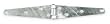 Battalion 1RCJ4 Strap Hinge, Light, Steel, 3 Hole Leaf, PK 2