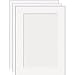 Collector's Gallery Tinted Embossed Flint White Photo Greeting Cards for Your 3.5 x 5 or 4 x 6 Picture, Pack of Three Cards.