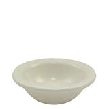 4 Ounce White Ceramic Fruit Dish (07-1299) Category: China Fruit
