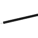 Carlisle 362029403 Plastic Coated Metal Nylon Threaded Handle, 15/16" Diameter x 48" Length, Black  (Case of 12)