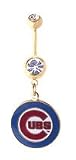 MLB Chicago Cubs officially licensed belly ring