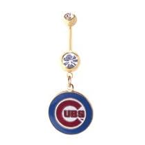 MLB Chicago Cubs officially licensed belly ring