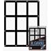 BCW 9 Card Screwdown Holder - Black Border - Baseball, Football, Basketball, Hockey, Nascar, Sportscards, Gaming & Trading Cards Collecting Supplies