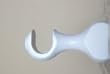 Round Support Center Bracket in a classic White finish for a 1-3/8" dowel rod [CAPITOL CITY LUMBER]