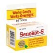 Senokot-S-Natural Vegetable Laxative Ingredient Plus Stool Softener, 60 Tablets