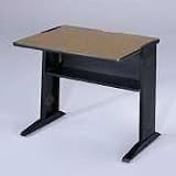 Computer Desk with Reversible Top- Mahogany/ Oak(48)