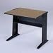 Computer Desk with Reversible Top - Mahogany/ Oak (35.5)