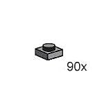 Lego Building Accessories - 1x1 STUD MEDIUM GREY, 90 pcs.