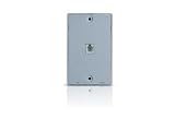 Rectangular Modular Wall Plate (White)