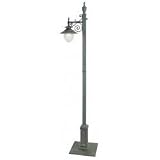 Outdoor Portable Post Lantern (Natural Iron) (71.5H x 12W x 16.5D)