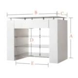Vogels Q5087 TV/audio stand