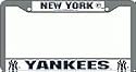 New York Yankees Chrome License Plate Holder