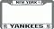 New York Yankees Chrome License Plate Holder