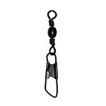 Barrel Swivels w/Safety Blk Size12 7pcs - Eagle Claw Tackle 01042-012, Fishing Terminal Tackle