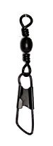 SportingGoods: Barrel Swivels w/Safety Blk Size12 7pcs   Fishing   Terminal Tackle