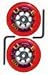 Sporting Goods : TRUE Brand 100mm wheels Scooter Wheels Combo Kit [2 wheels with bearings] RED