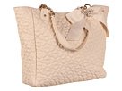 Betsey Johnson Quilted Love Tote Tote Handbags - Beige