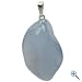 Chalcedon blau - Trommelstein-Anhnger - Amulett mit se - 925er Silber - echter Edelstein - in Schmuckdose - von Hand ausgewhlt - Kraftstein - A++ Qualitt