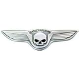 Harley-Davidson Willie G. Skull with Wings Antique Nickel Decorative Medallion