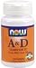   - A and D by NOW Foods - (400IU - 100 Softgels)