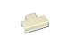 Cables To Go - Cable raceway tee cover - ivory Image