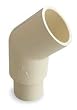 Industrial Grade 2GKC8 Street Elbow, 45 Deg, 1 In, SPG x Slip